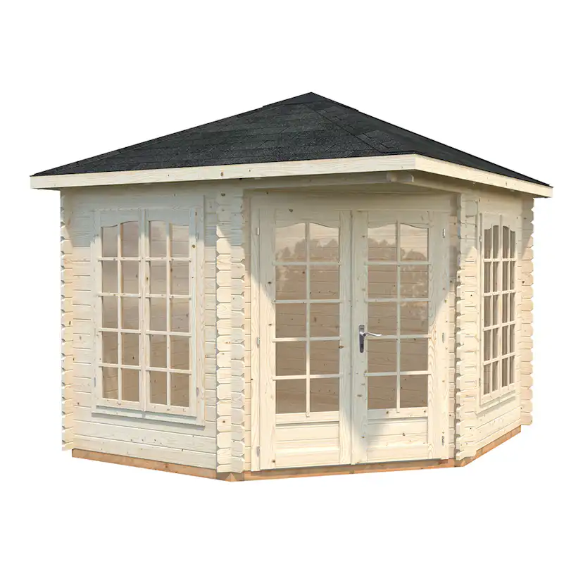 Lusthus Palmako Melanie Väggtjocklek 28 mm, 7,8 m2