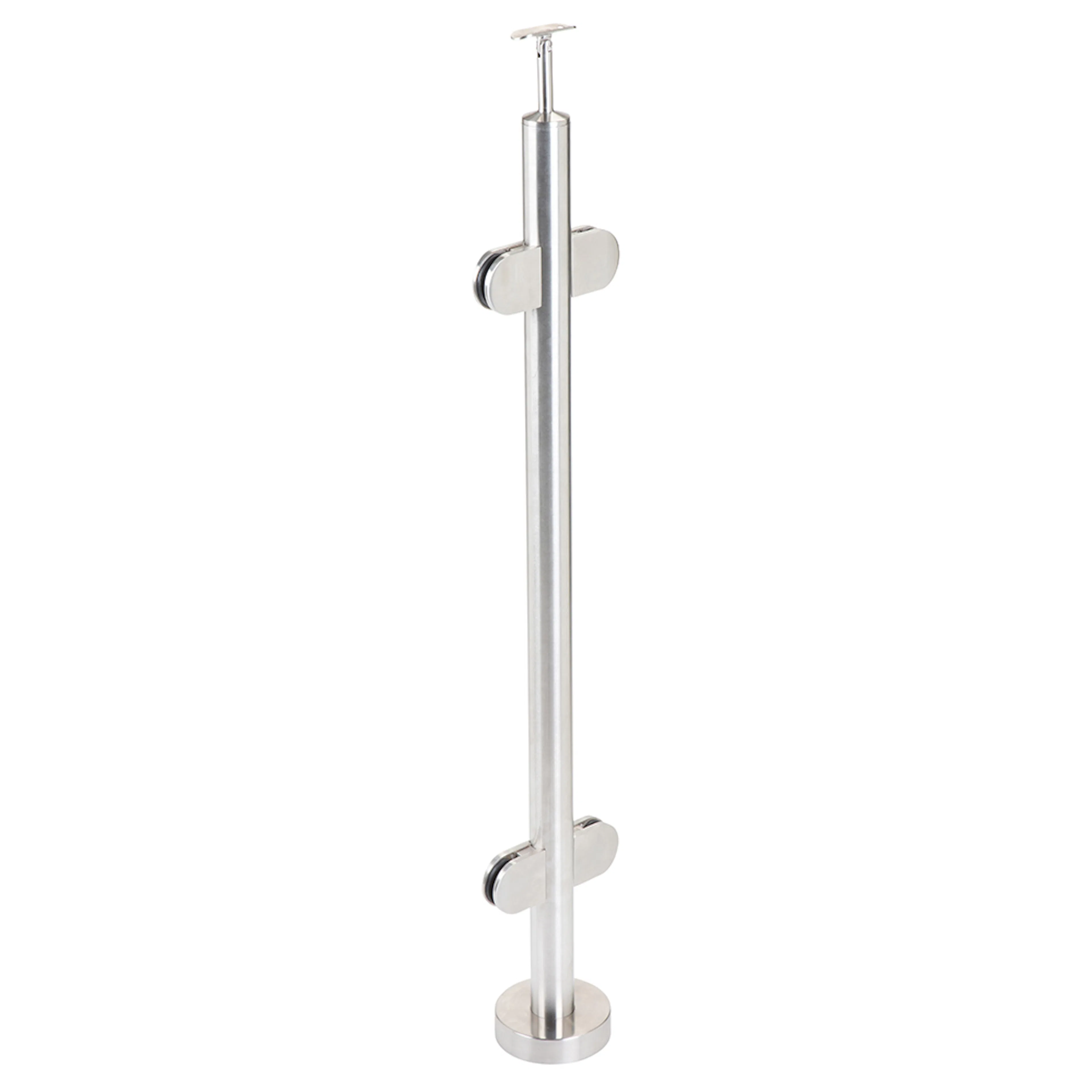 Mellanliggande Stolpe Novoroom Rostfritt Räcke 180°