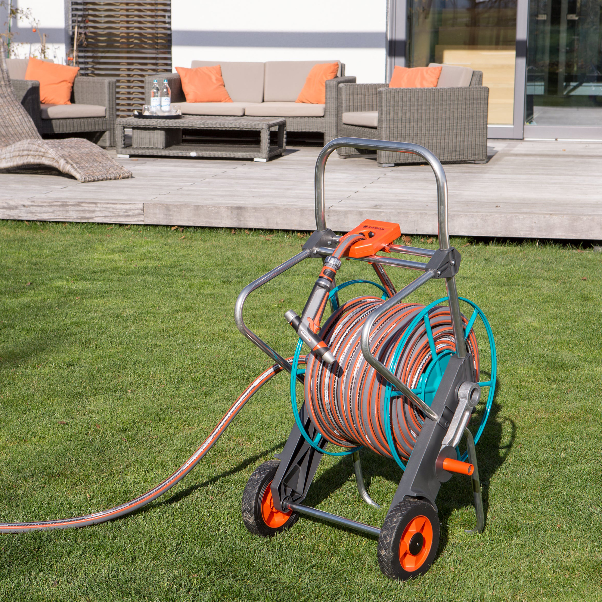 Metallslangvagn Gardena 100