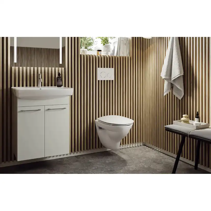 Vägghängd Toalettstol Ifö Spira Classic Rimfree