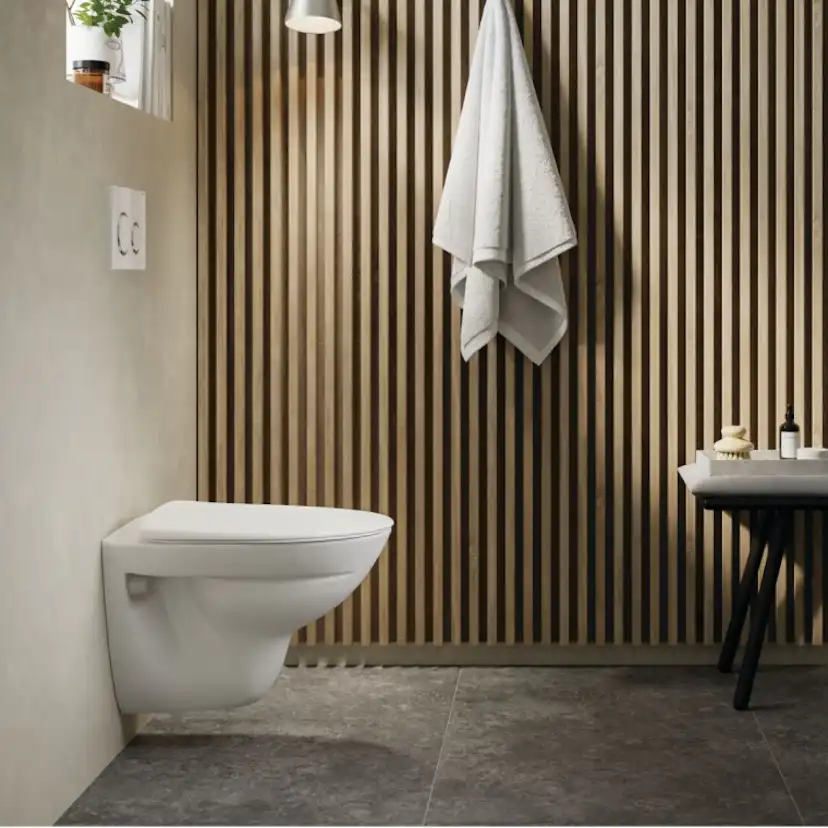 Vägghängd Toalettstol Ifö Spira Classic Rimfree