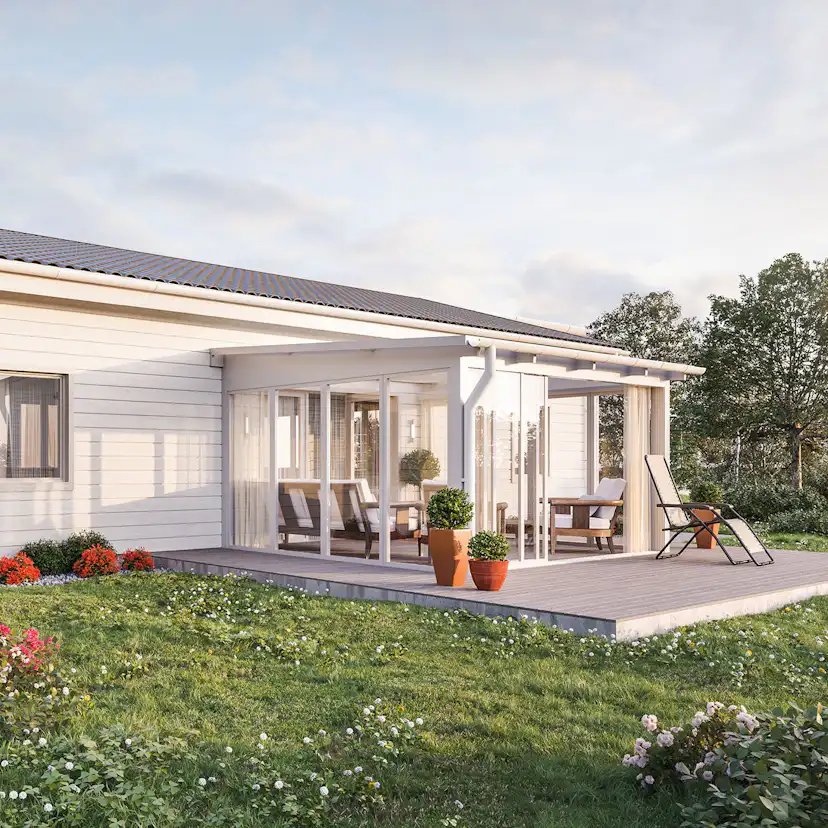 Skjutbart Dörrparti 3-Delad Halle Primolux