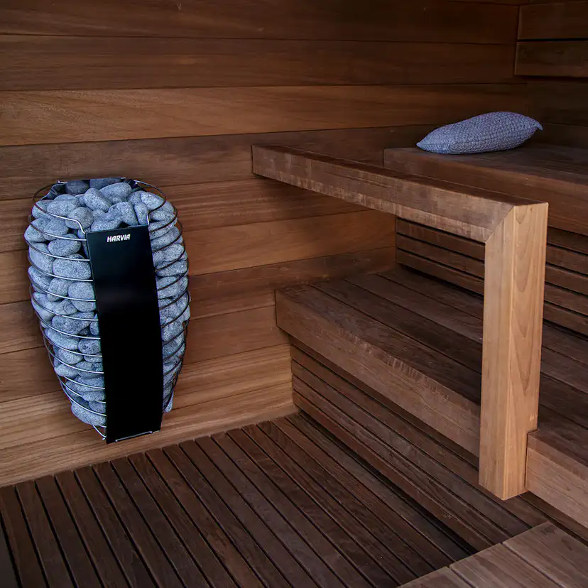 Bastuaggregat Harvia Spirit SP60XW 6,0 kW WiFi svart