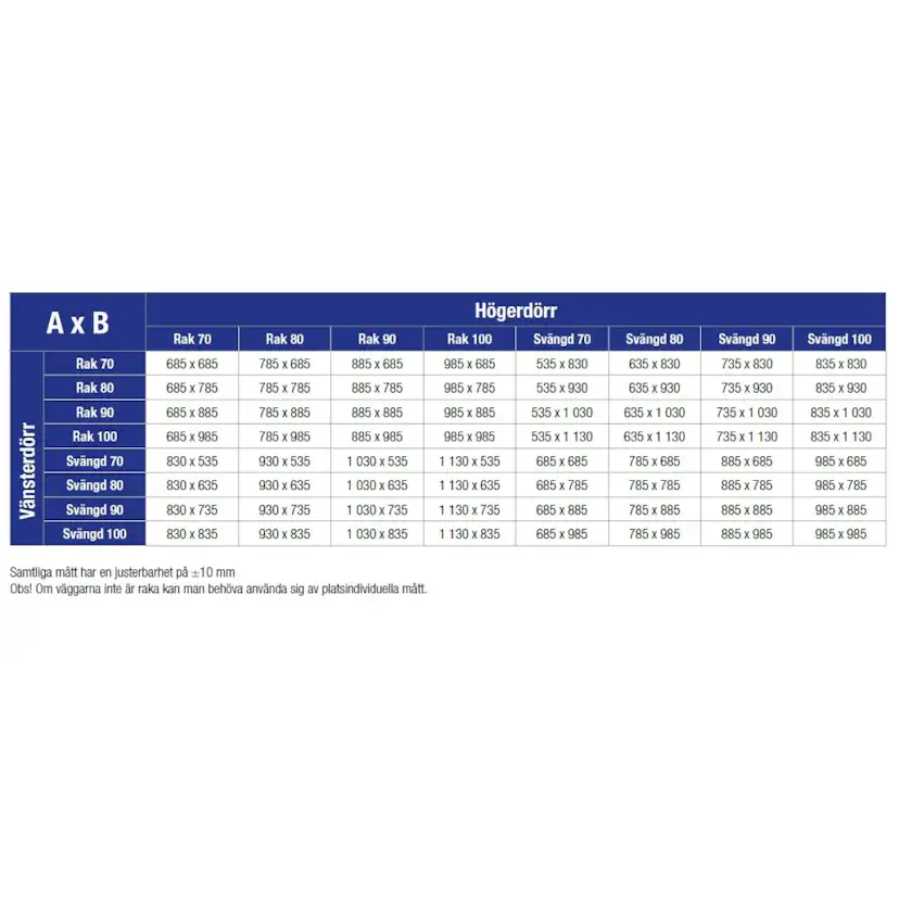 Duschhörn Alterna Picto Svängd