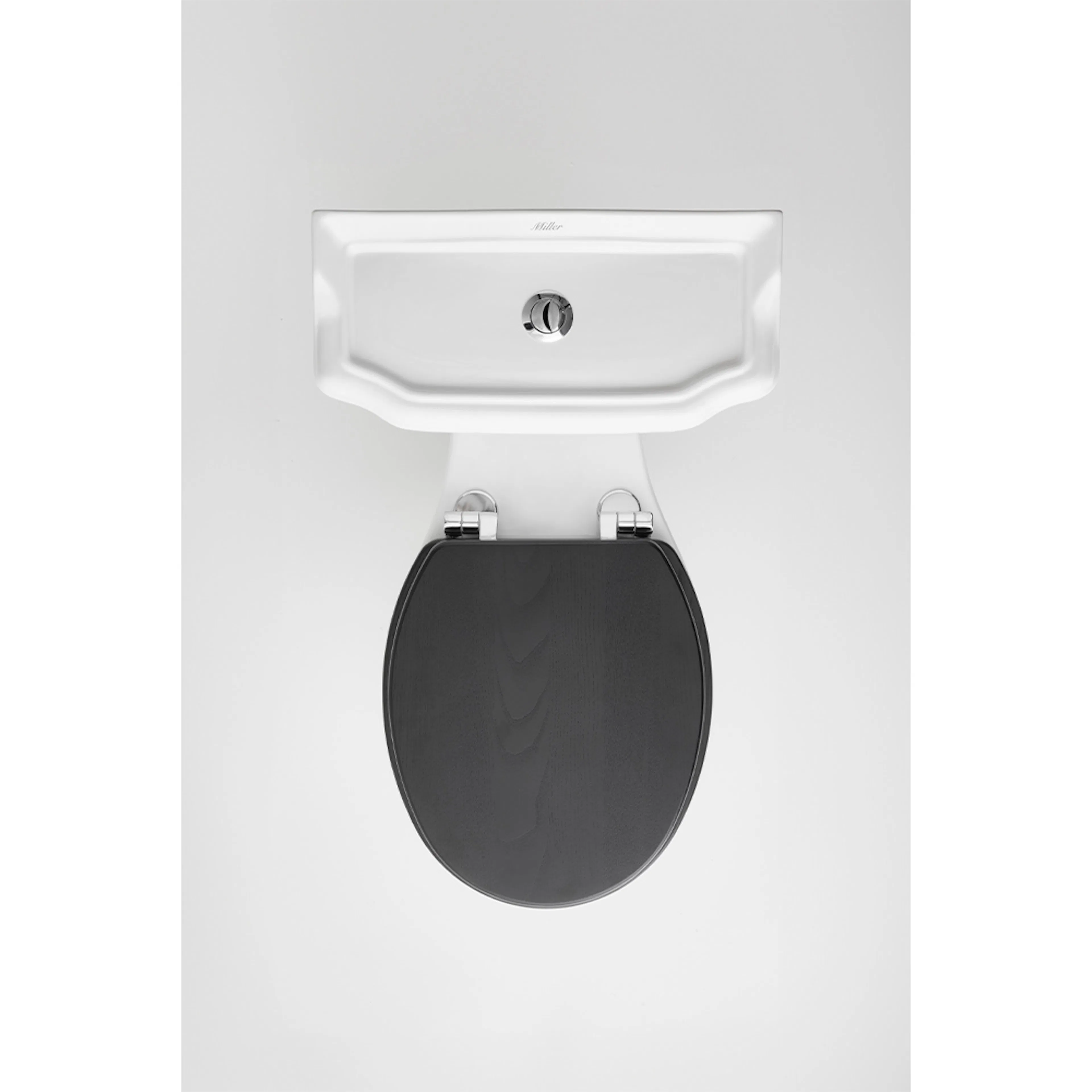 Toalettsits Miller Badrum Classic Svart