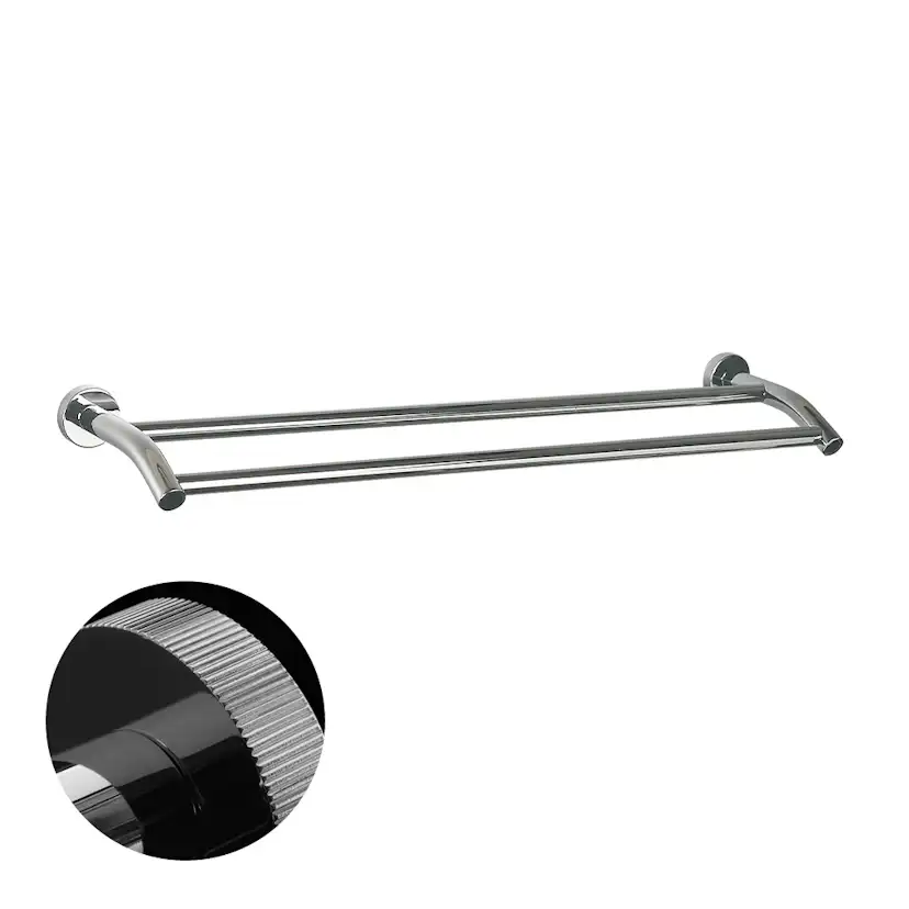 Handduksstång Miller Badrum Bond Groove Dubbel