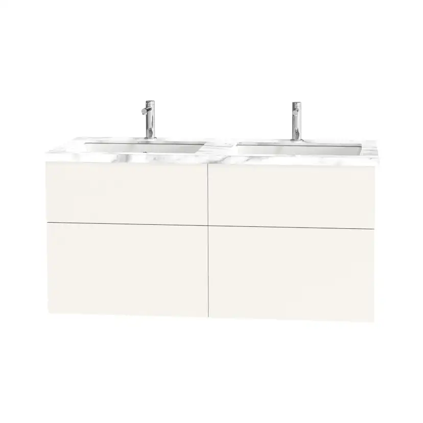 Tvättställsskåp Miller Badrum City 120 för Heltäckande Tvättställ