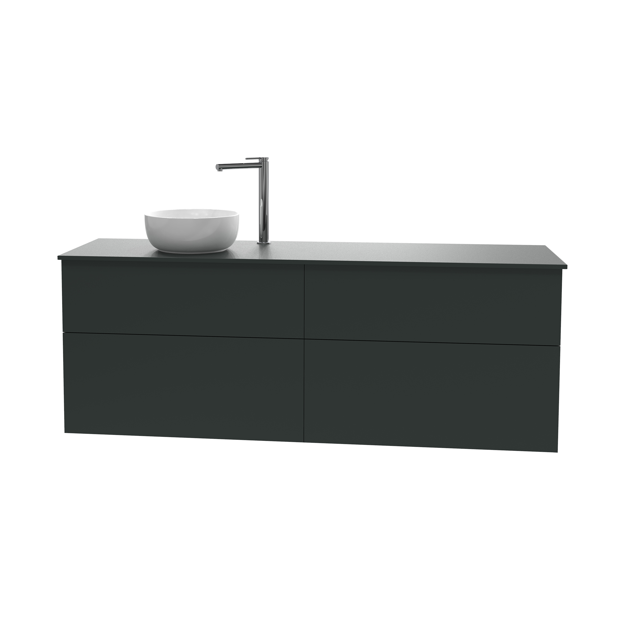 Tvättställsskåp Miller Badrum City 160 för Bänkskiva