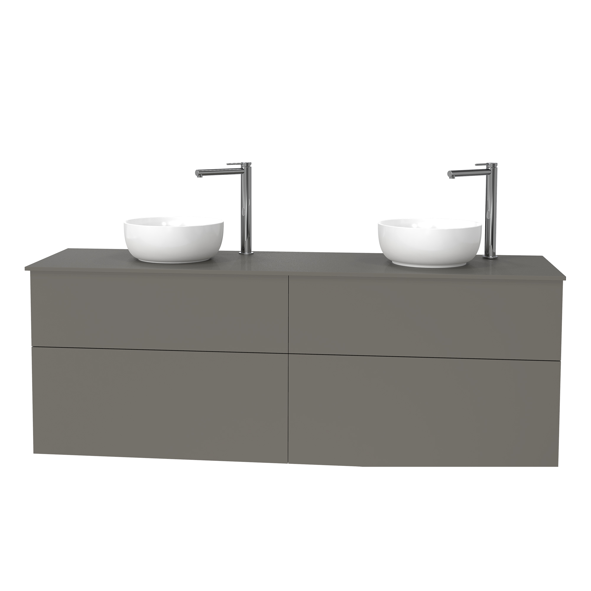 Tvättställsskåp Miller Badrum City 160 för Bänkskiva