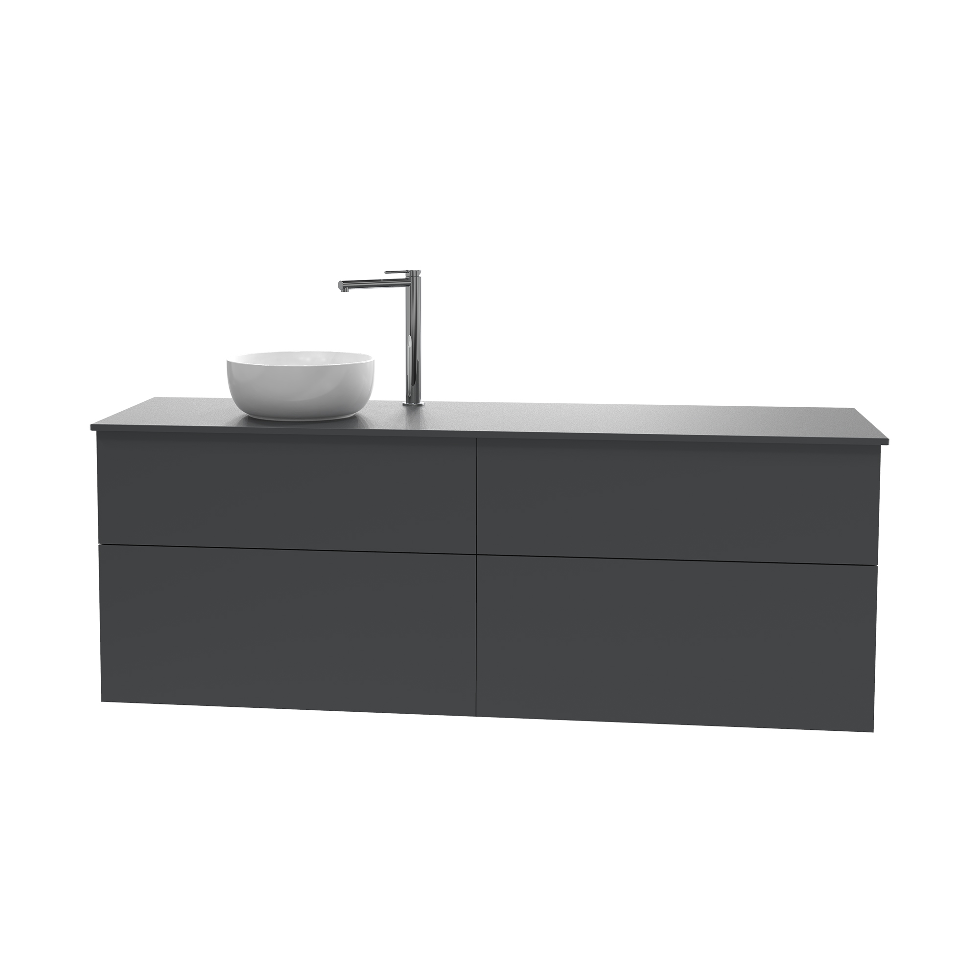 Tvättställsskåp Miller Badrum City 160 för Bänkskiva