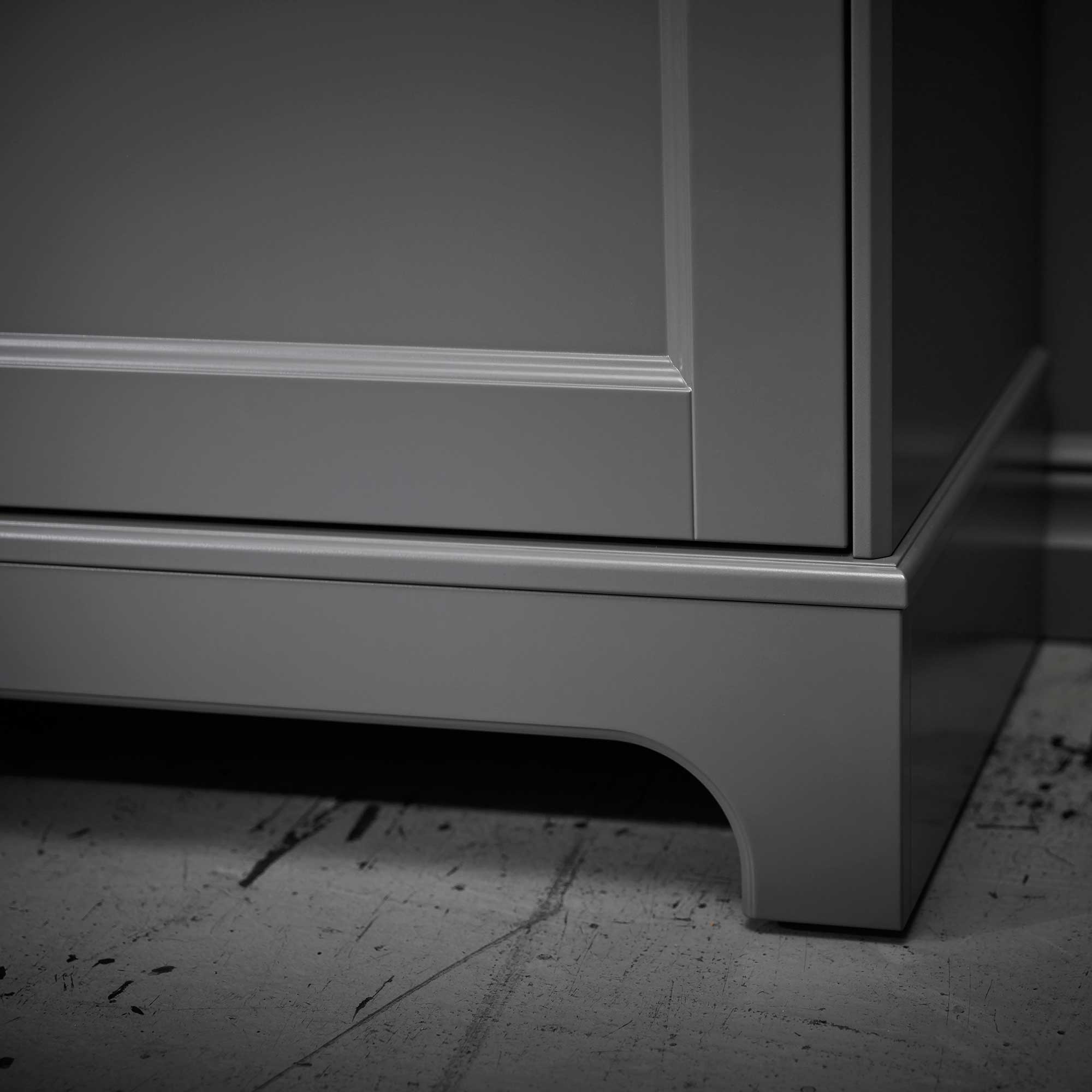 Tvättställsskåp Miller Badrum Kensington 80 med Lådor med Sockel för Heltäckande Tvättställ