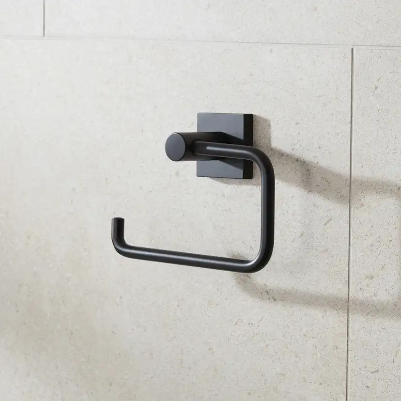 Toalettpappershållare Miller Badrum Atlanta Mattsvart