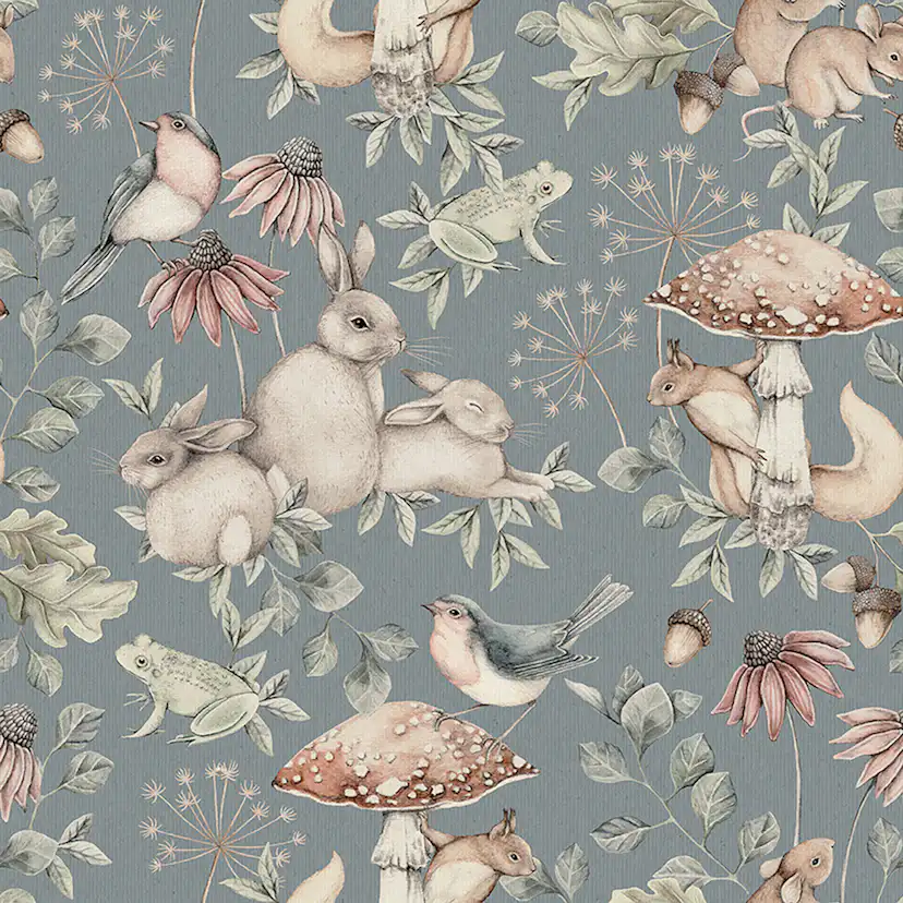 Barntapet Boråstapeter Newbie Wallpaper Minou - 7482