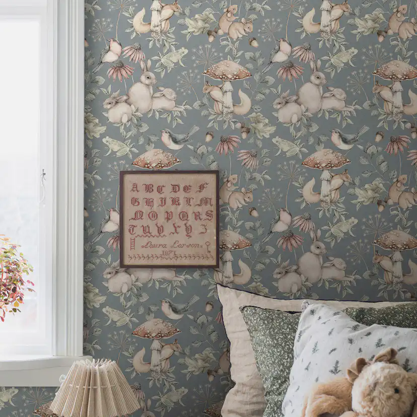Barntapet Boråstapeter Newbie Wallpaper Minou - 7482