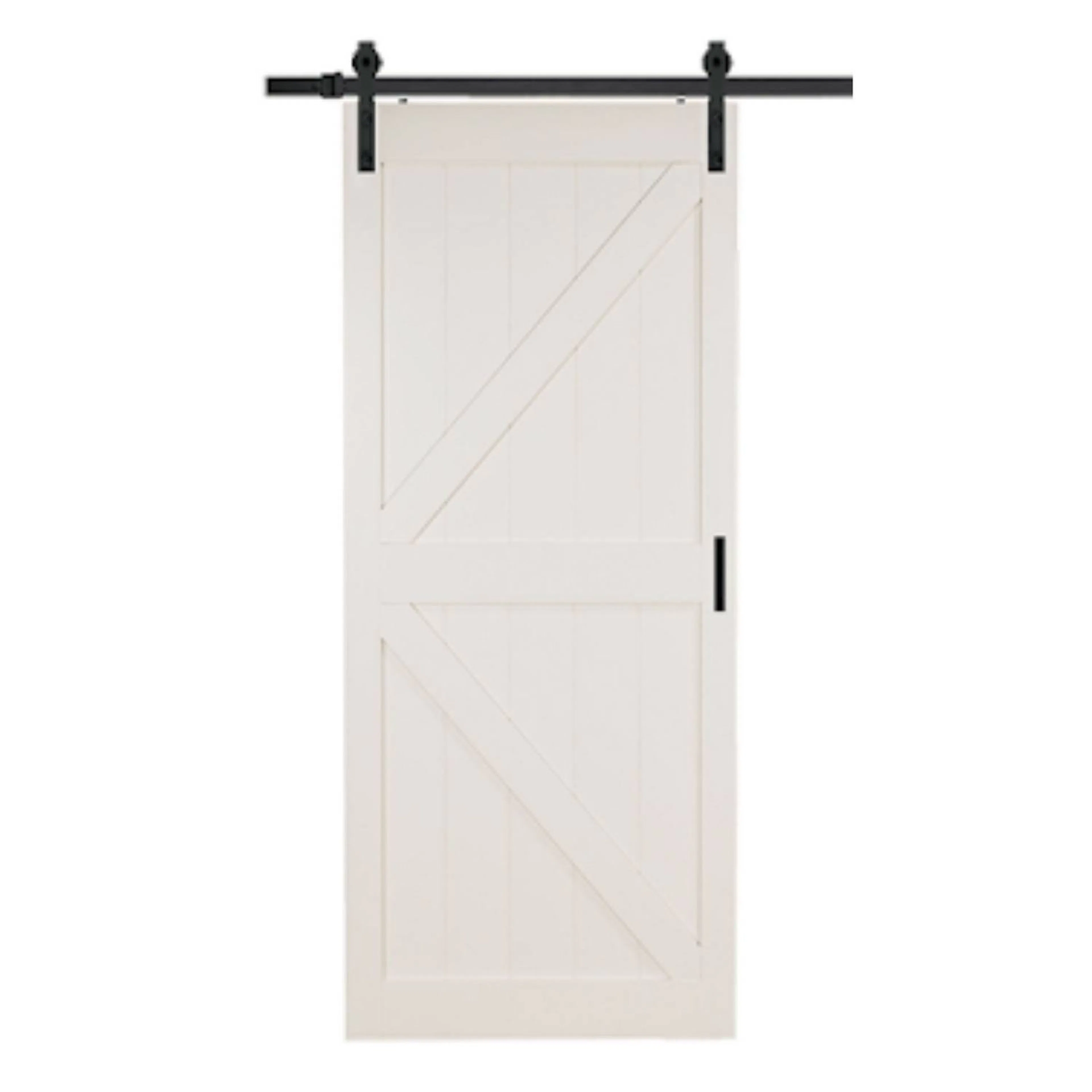 Ladugårdsdörr Mirror Line Loft Vit