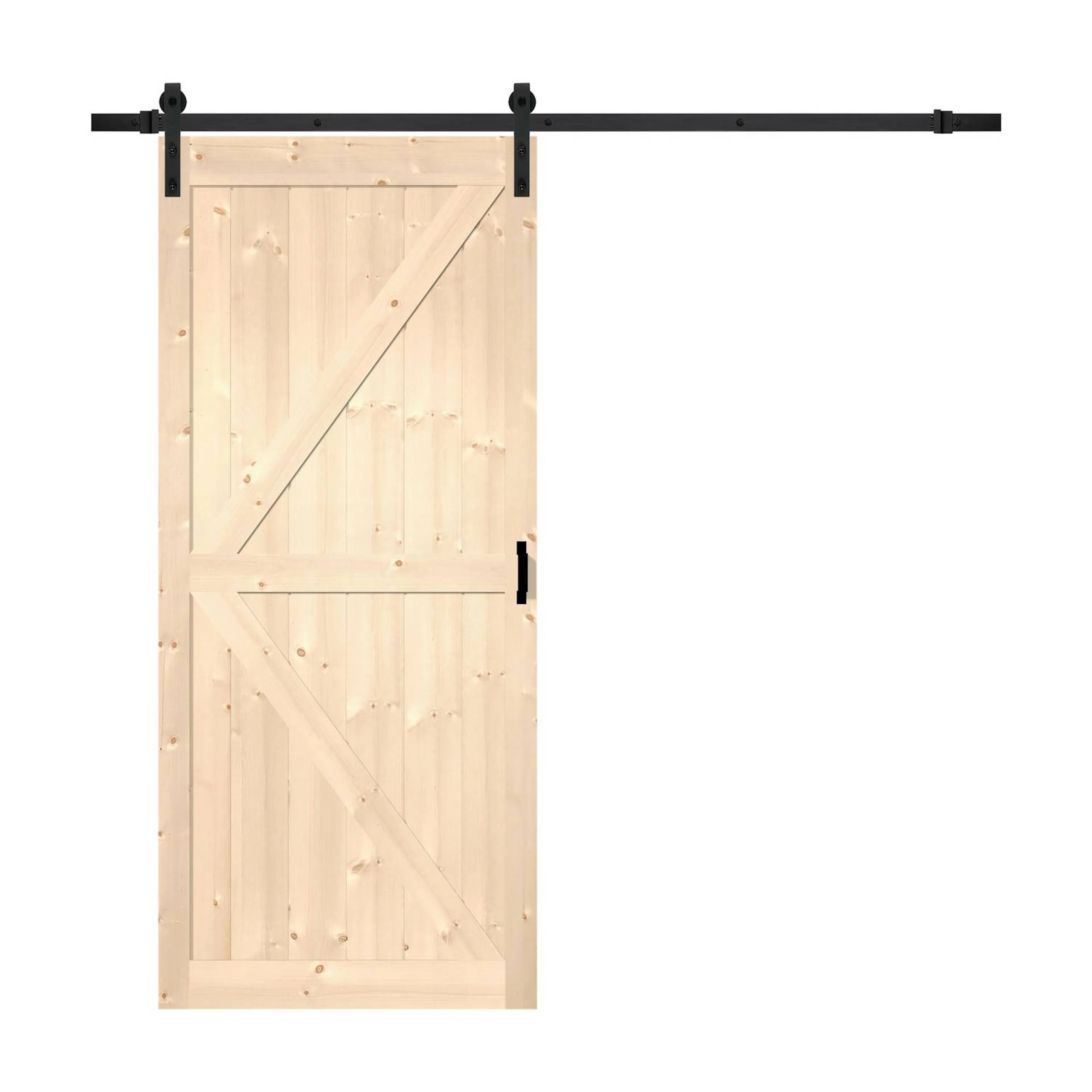 Ladugårdsdörr Mirror Line Loft Obehandlad