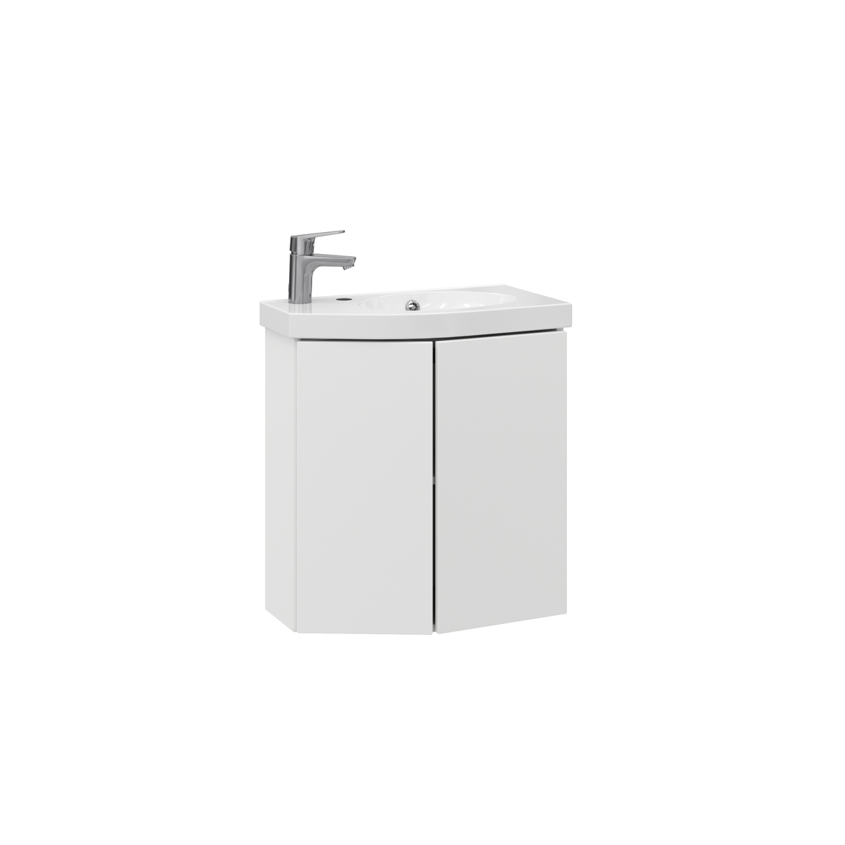 Tvättställsskåp Temal Mondo med Tvättställ och 2 Luckor