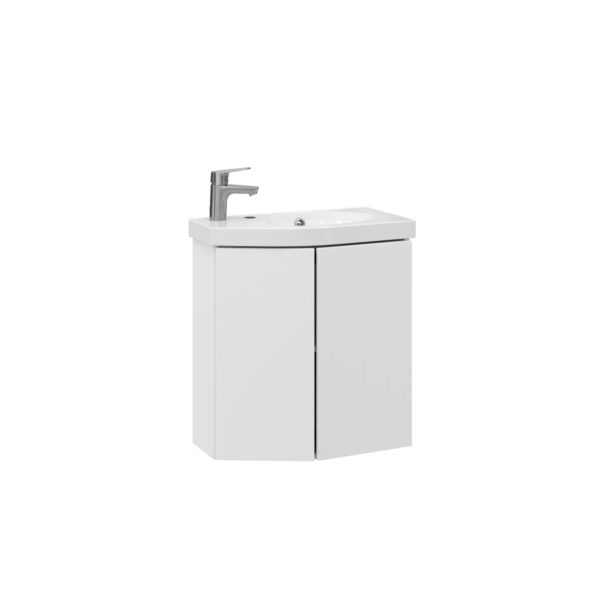 Tvättställsskåp Temal Mondo med Tvättställ och 2 Luckor