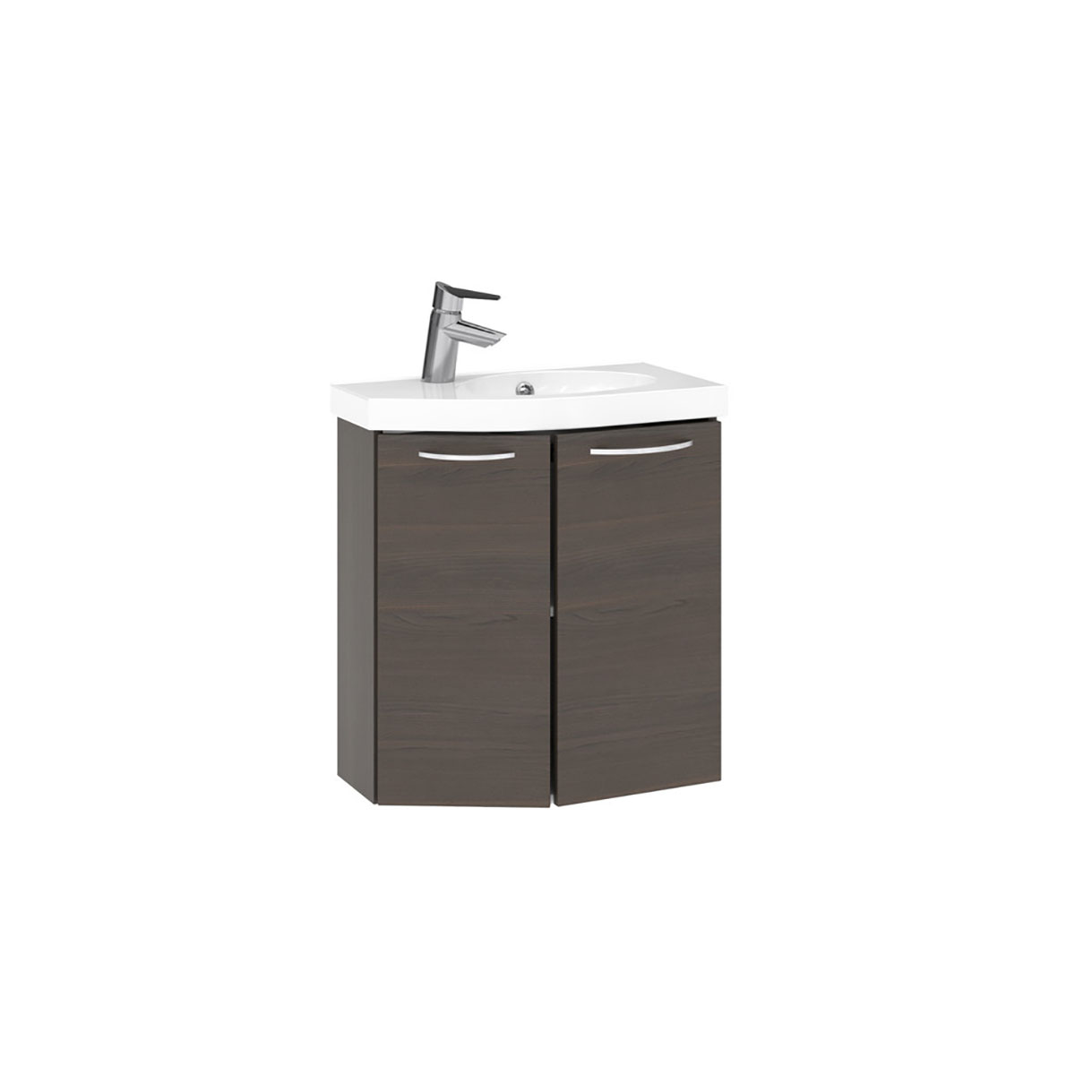 Tvättställsskåp Temal Mondo med Tvättställ och 2 Luckor