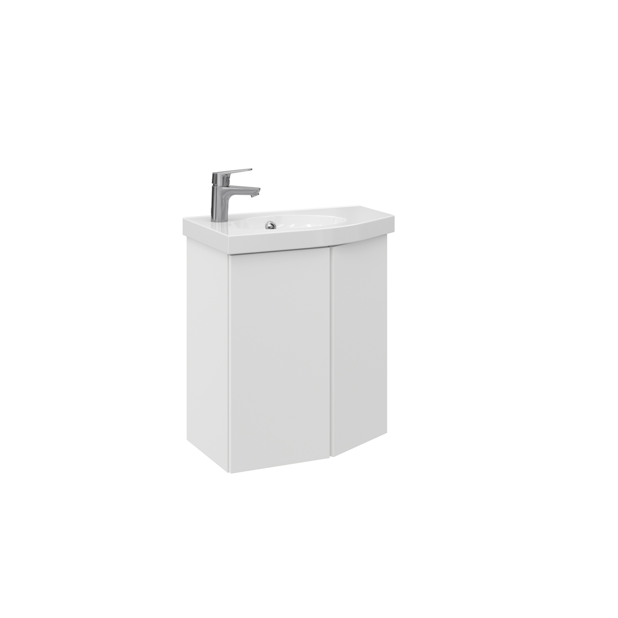 Tvättställsskåp Temal Mondo med Tvättställ och 2 Luckor