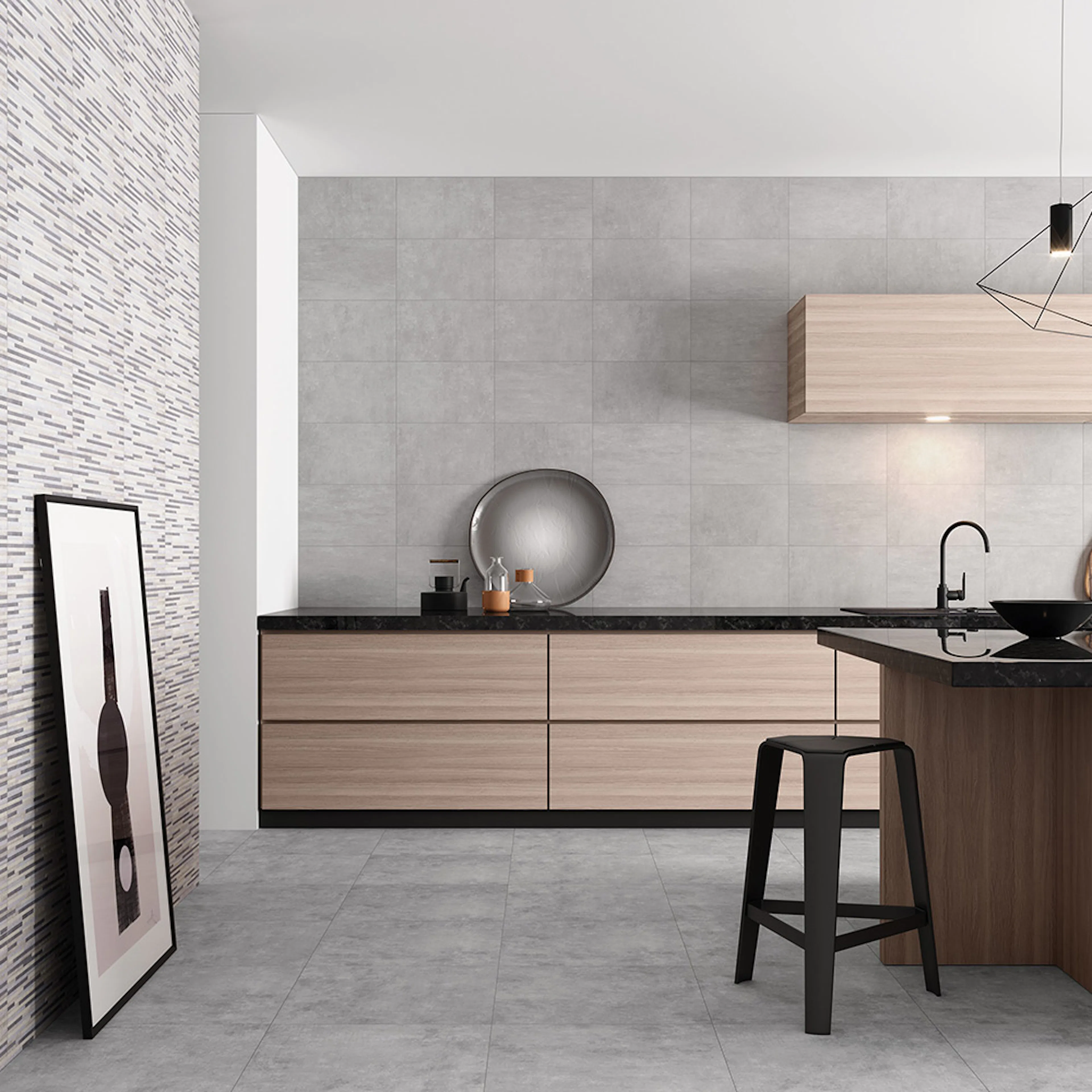 Kakel Lhådös Standard Grey 25x40 cm