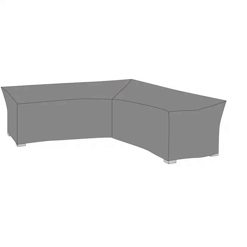 Möbelskydd Hillerstorp Lundamo, Överdrag till Hörnsoffa i Svart PU-Behandlad Polyester