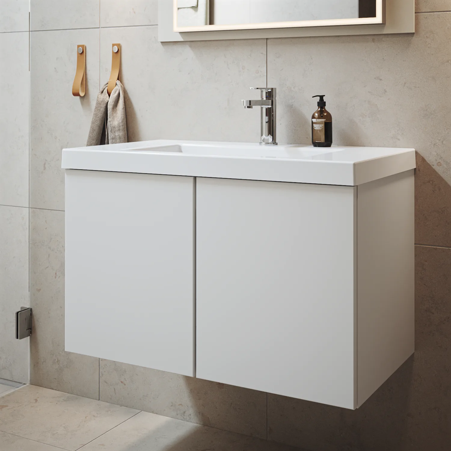 Tvättställsskåp Ballingslöv KA80SELT80GB Mono med Tvättställ