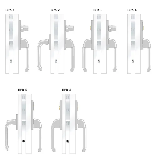 Monterat Beslagspaket Elitfönster till Fönsterdörr