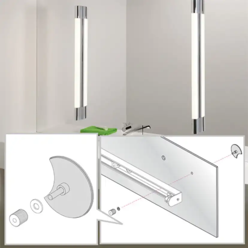 Monteringskit Astro för Spegel