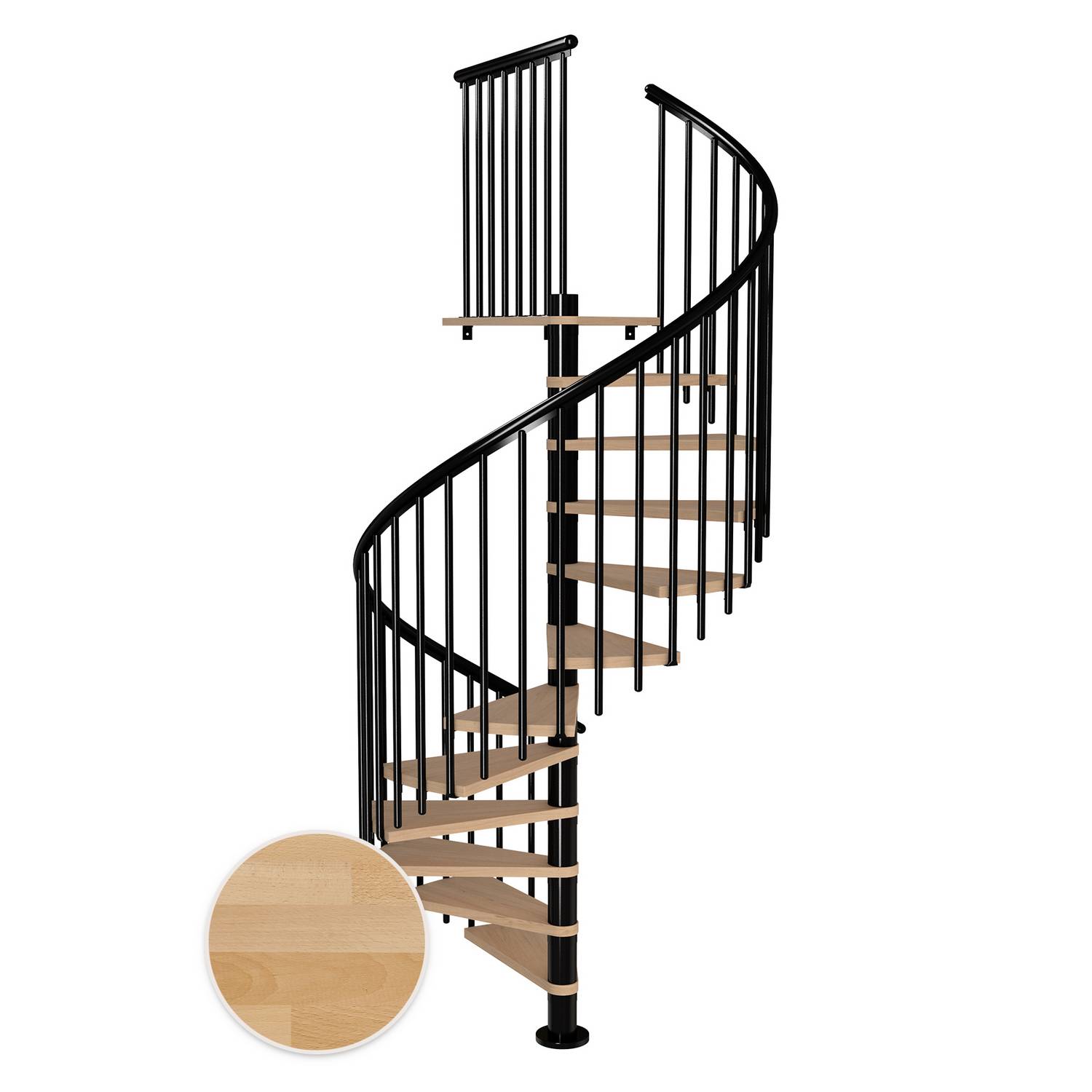 Spiraltrappa Dolle Montréal Bok Oljad Classic 4