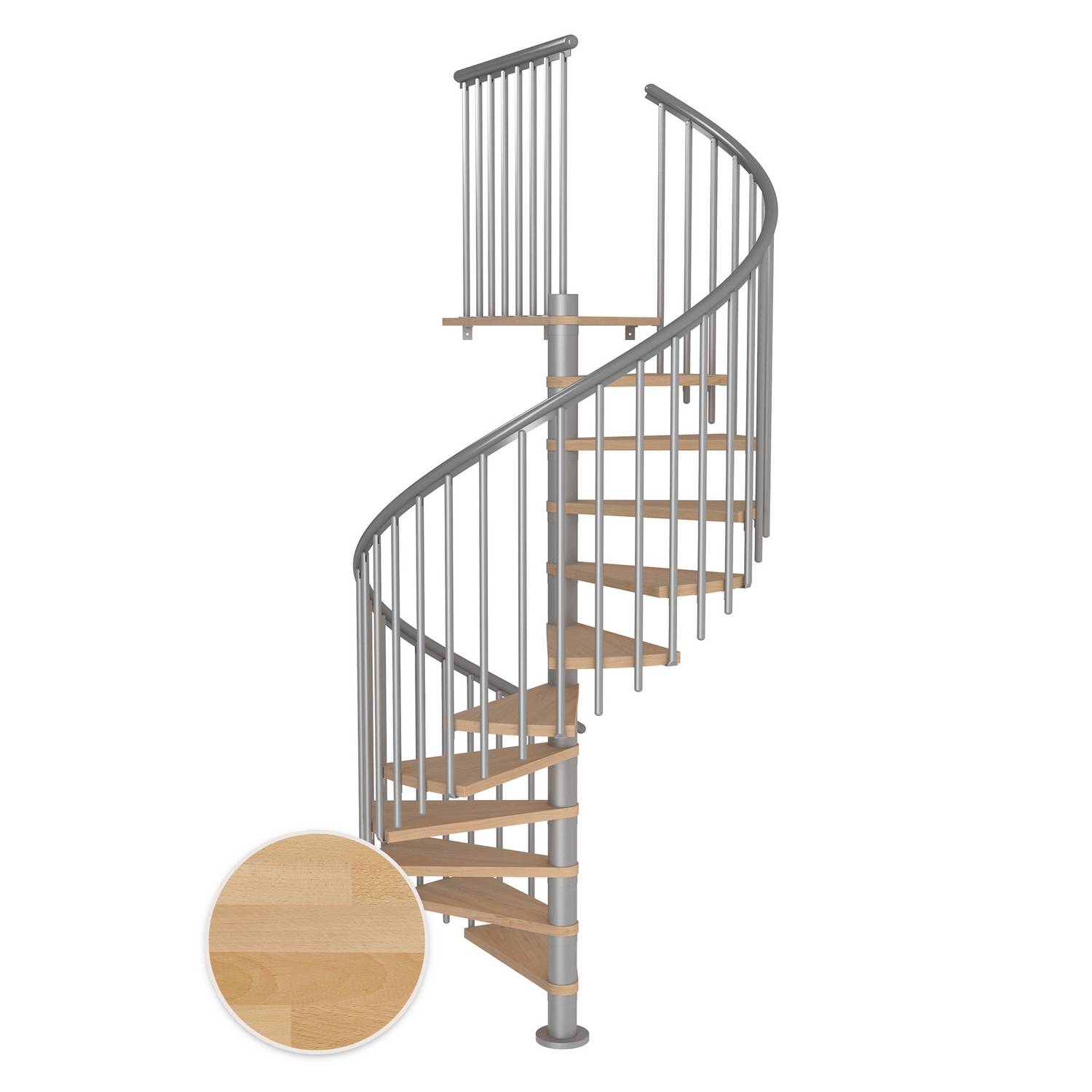 Spiraltrappa Dolle Montréal Bok Oljad Classic 4