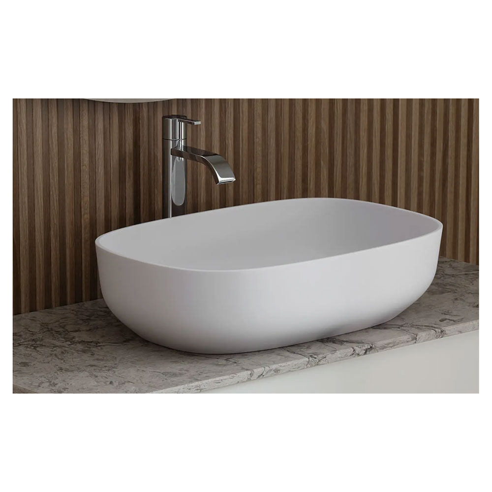 Tvättställ Vedum Soprano Dubbel med Topplatta