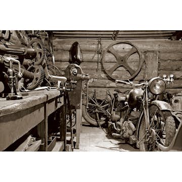 Tapet Dimex Vintage Garage