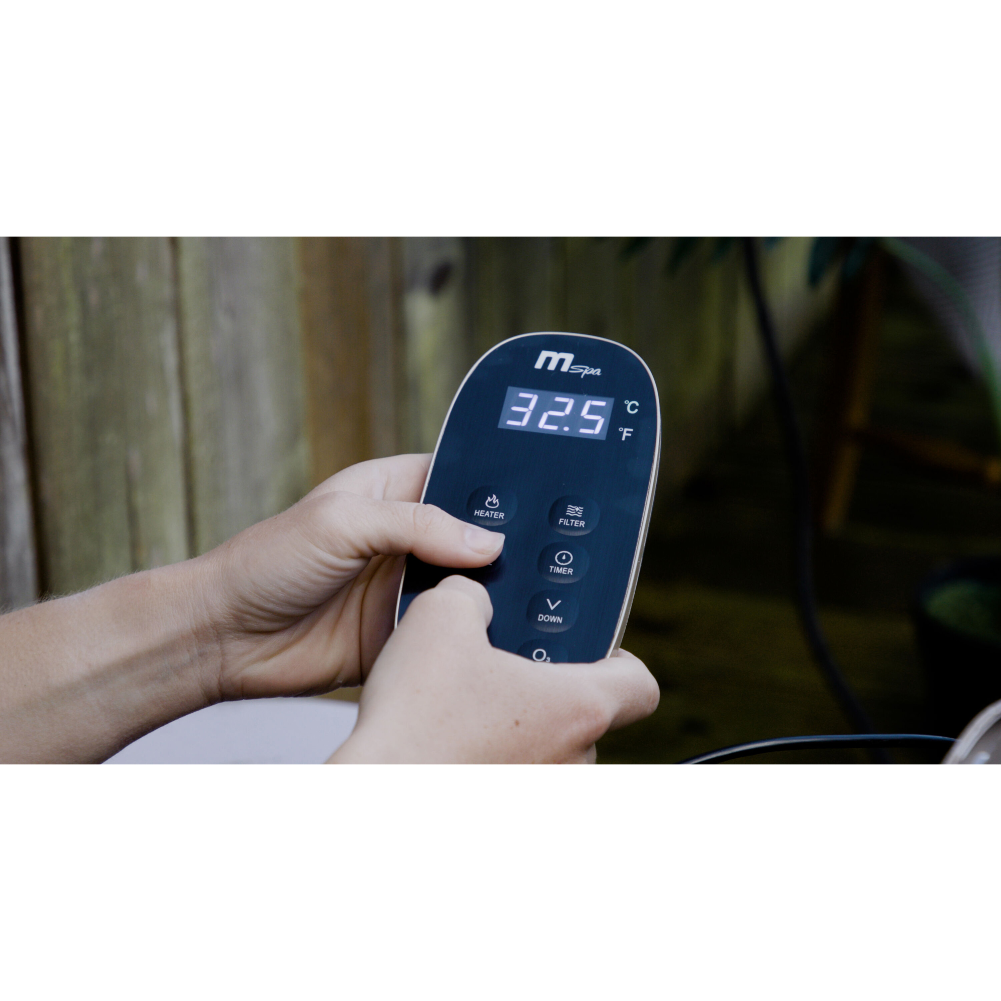 Uppblåsbart Spabad Mspa Bristol Urban U-BR062 138 Jets med Lock