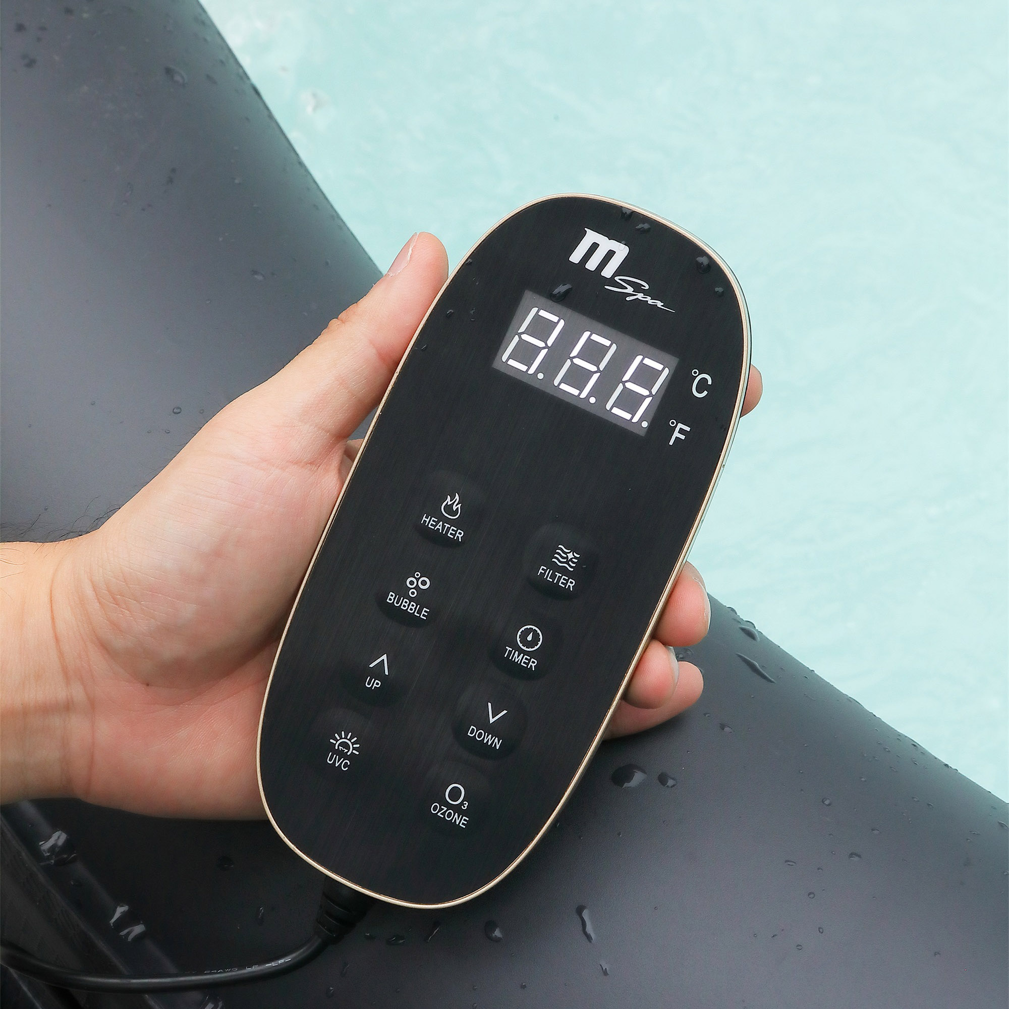 Uppblåsbart Spabad MSpa Rimba Urban U-RB062 138 Jets med Lock