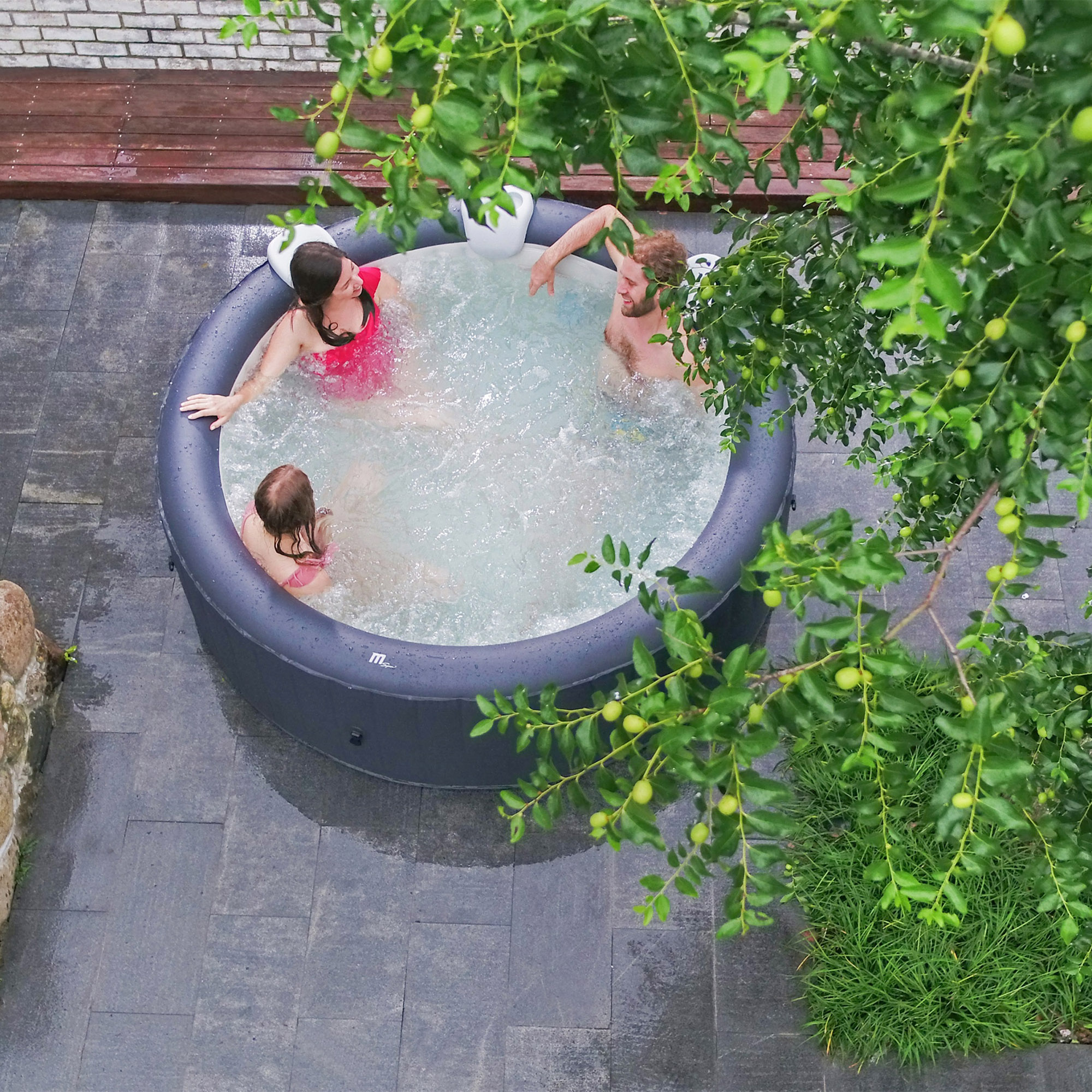 Uppblåsbart Spabad MSpa Rimba Urban U-RB062 138 Jets med Lock