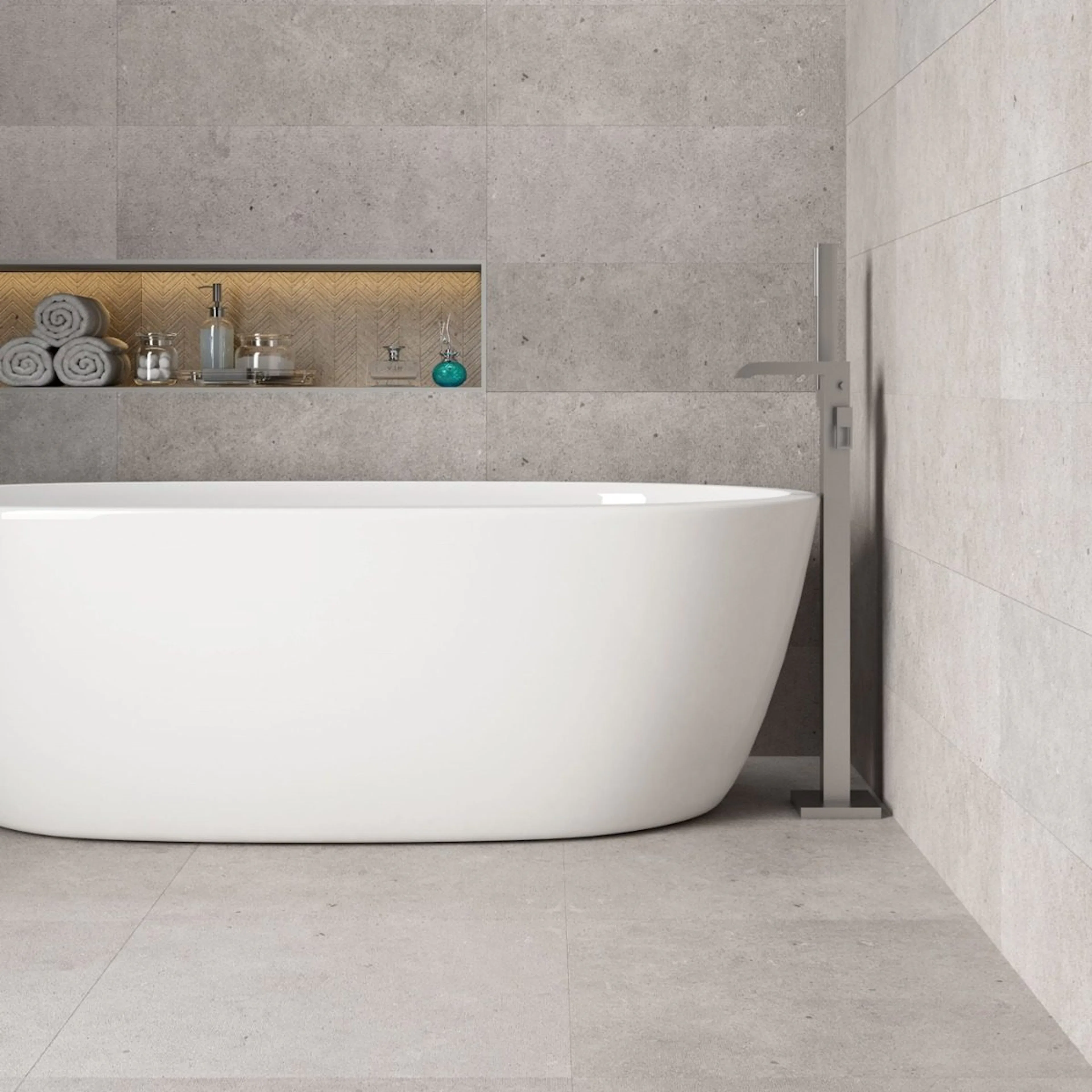 Klinker Atrio SM Grey Matt 120x120 cm