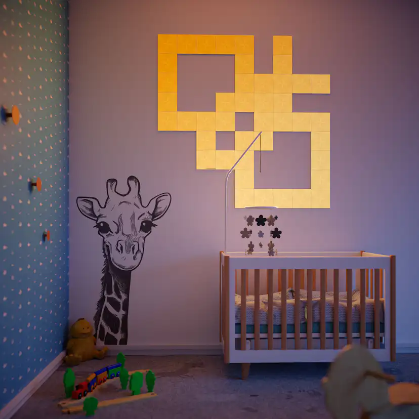 Belysningssystem Nanoleaf Canvas Startkit 17-pack