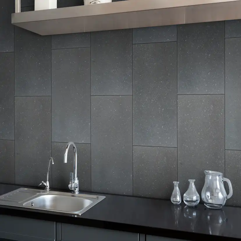 Granit Arredo Ibrastone Svart Mattpolerad 31x61 cm