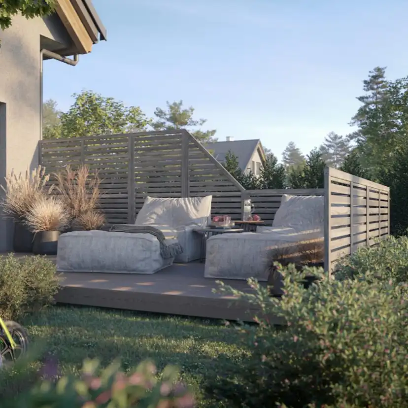 Skärm Palmako Nina1 180x180 cm