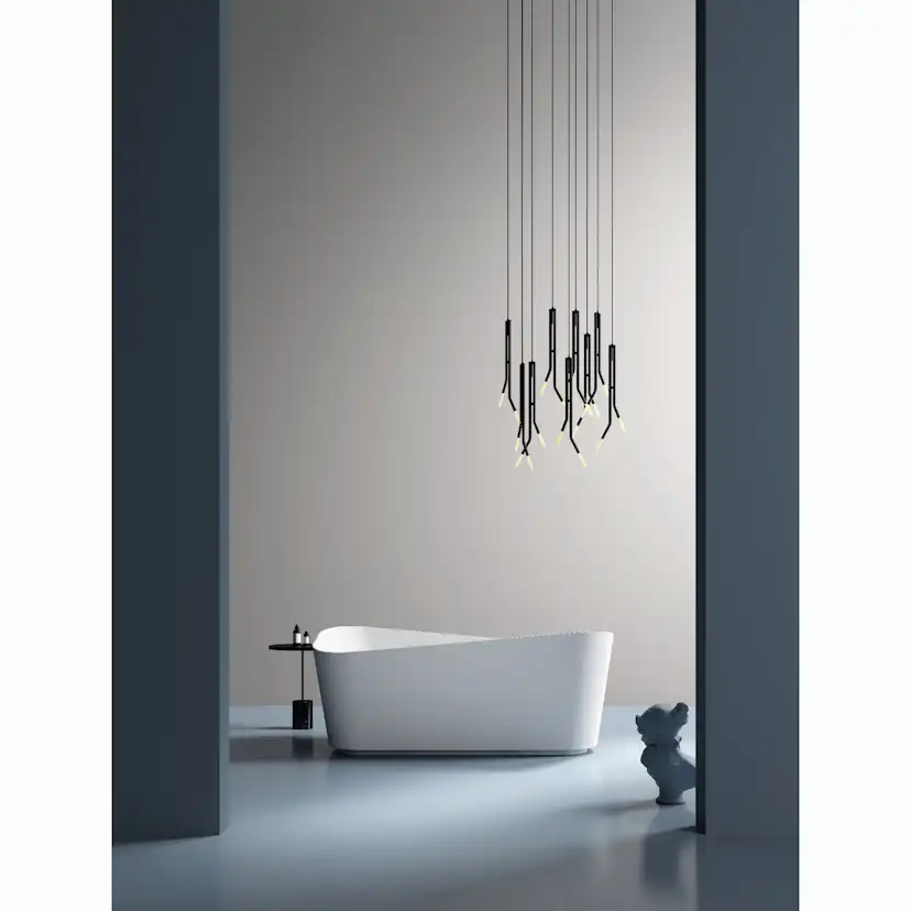 Badkar NOURK Bend Fristående 1700 mm