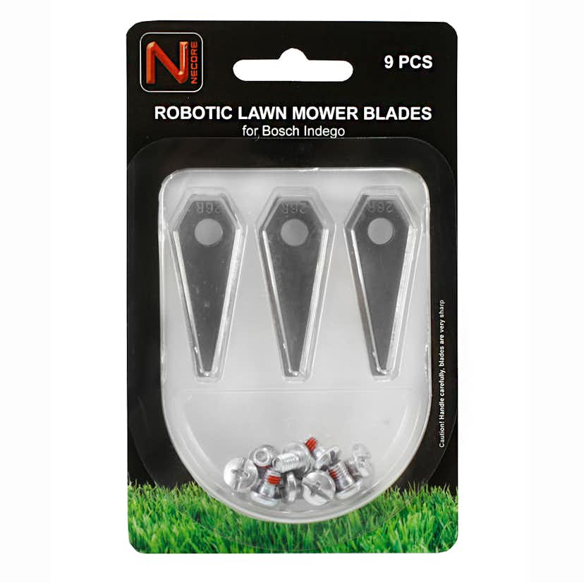 Knivblad Necore till Bosch Indego Robotgräsklippare 9-Pack
