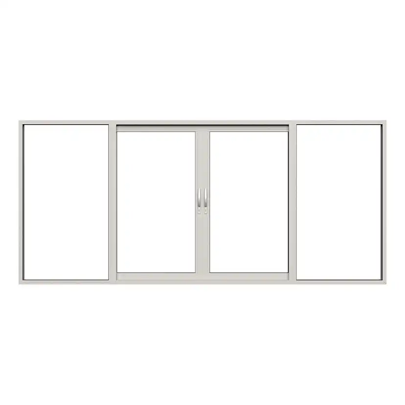 Parskjutdörr NorDan HelAlu Aluminium 4-Delad Enkelspår