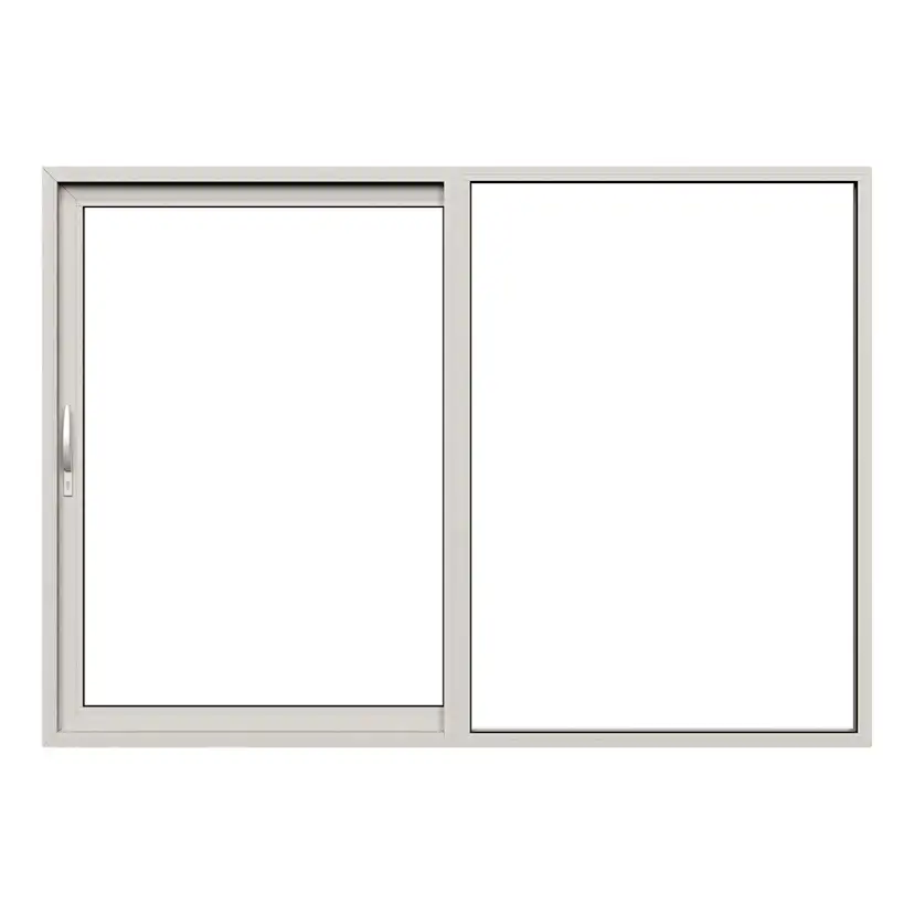 Skjutdörr NorDan HelAlu Aluminium 2-Delad Enkelspår