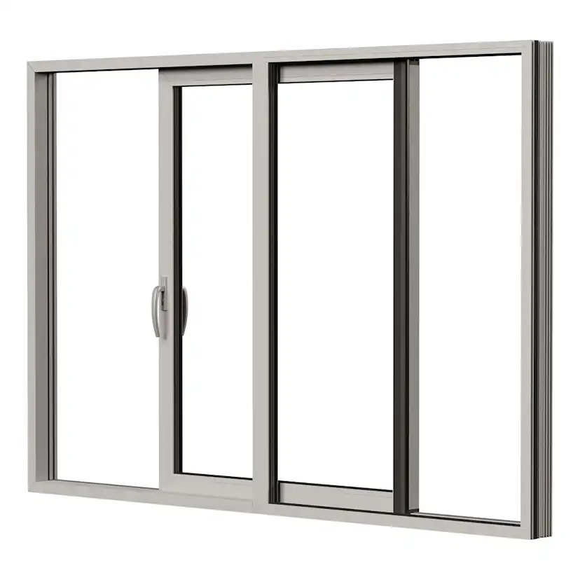 Skjutdörr NorDan HelAlu Aluminium 2-Delad Enkelspår