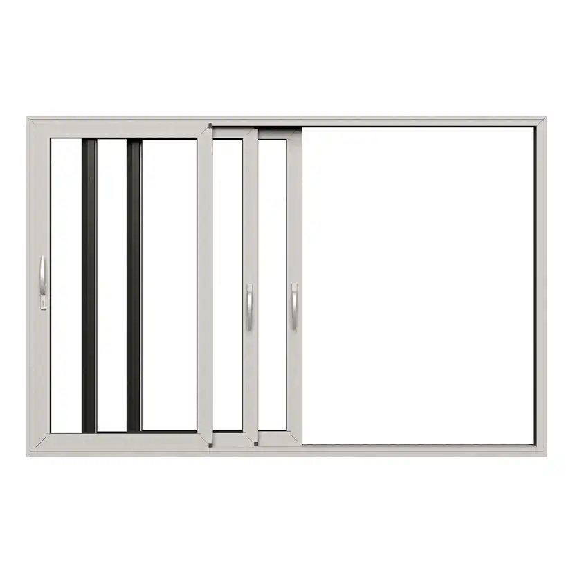 Skjutdörr NorDan HelAlu Aluminium 3-Delad Trippelspår