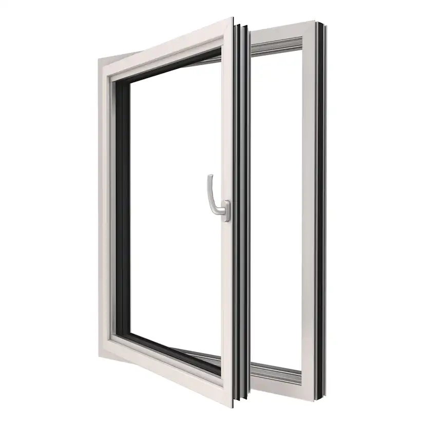 Sidohängt Fönster NorDan HelAlu 3-Glas Aluminium