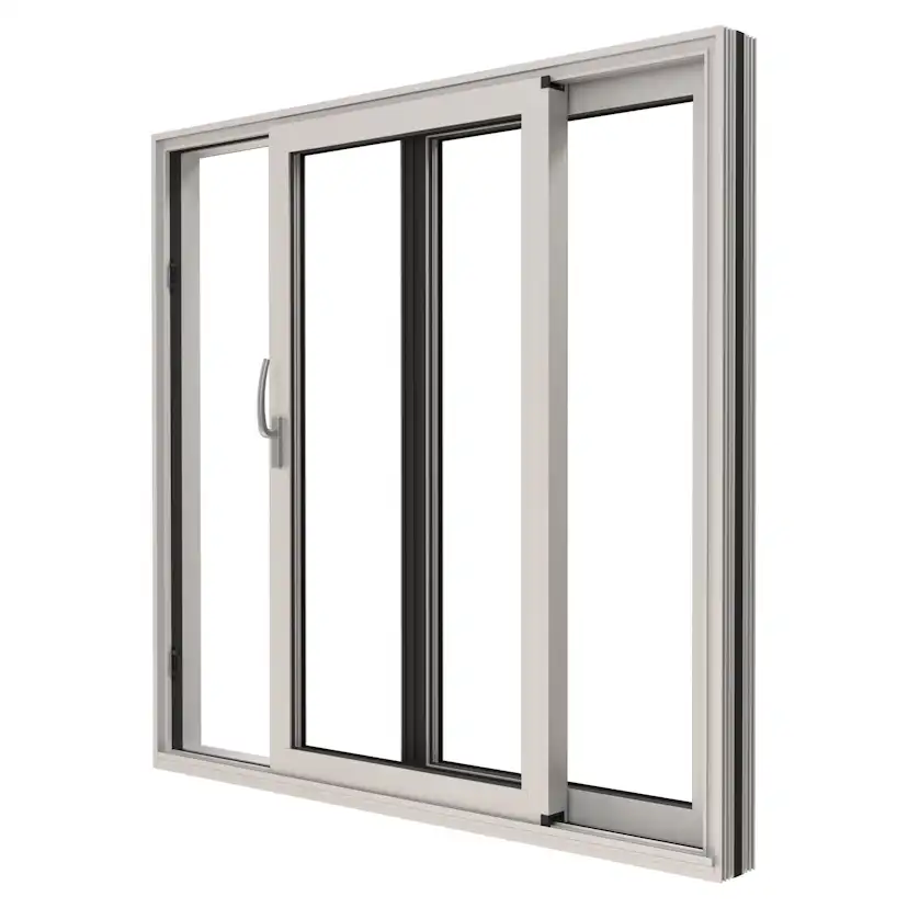 Skjutdörr NorDan HelAlu Aluminium 2-Delad Dubbelspår