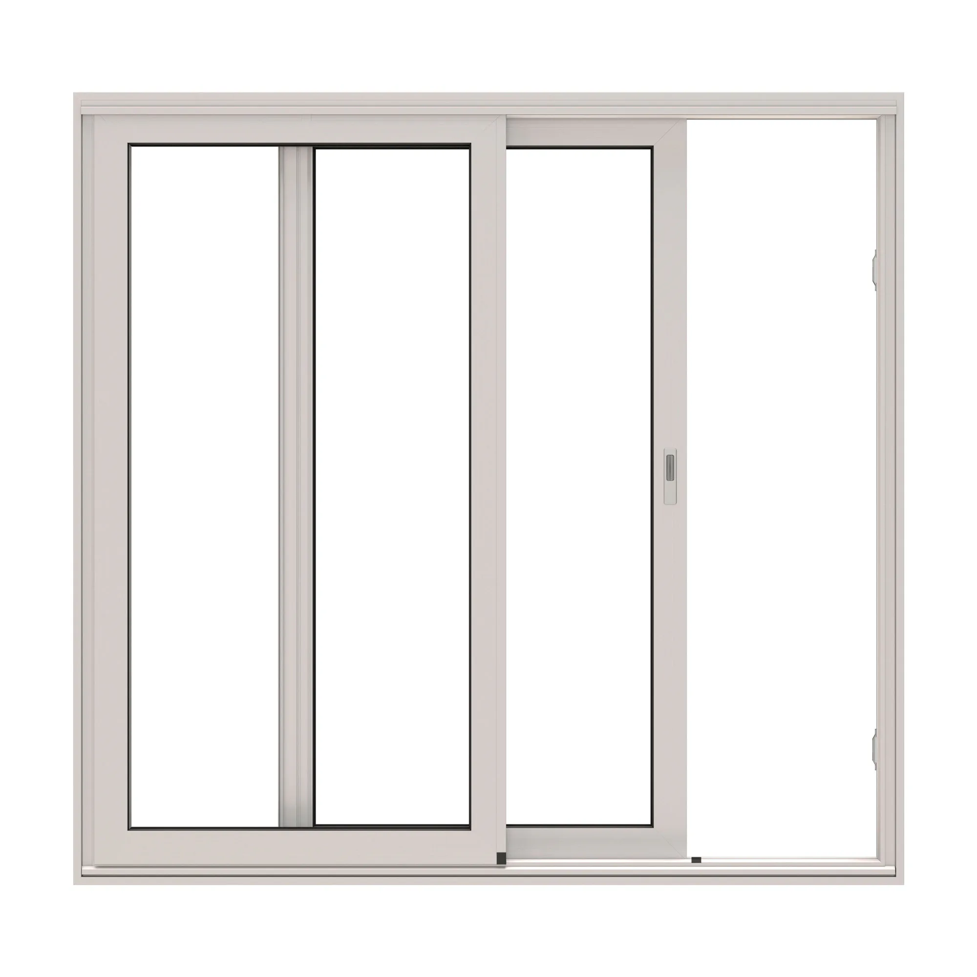 Skjutdörr NorDan HelAlu Aluminium 2-Delad Dubbelspår