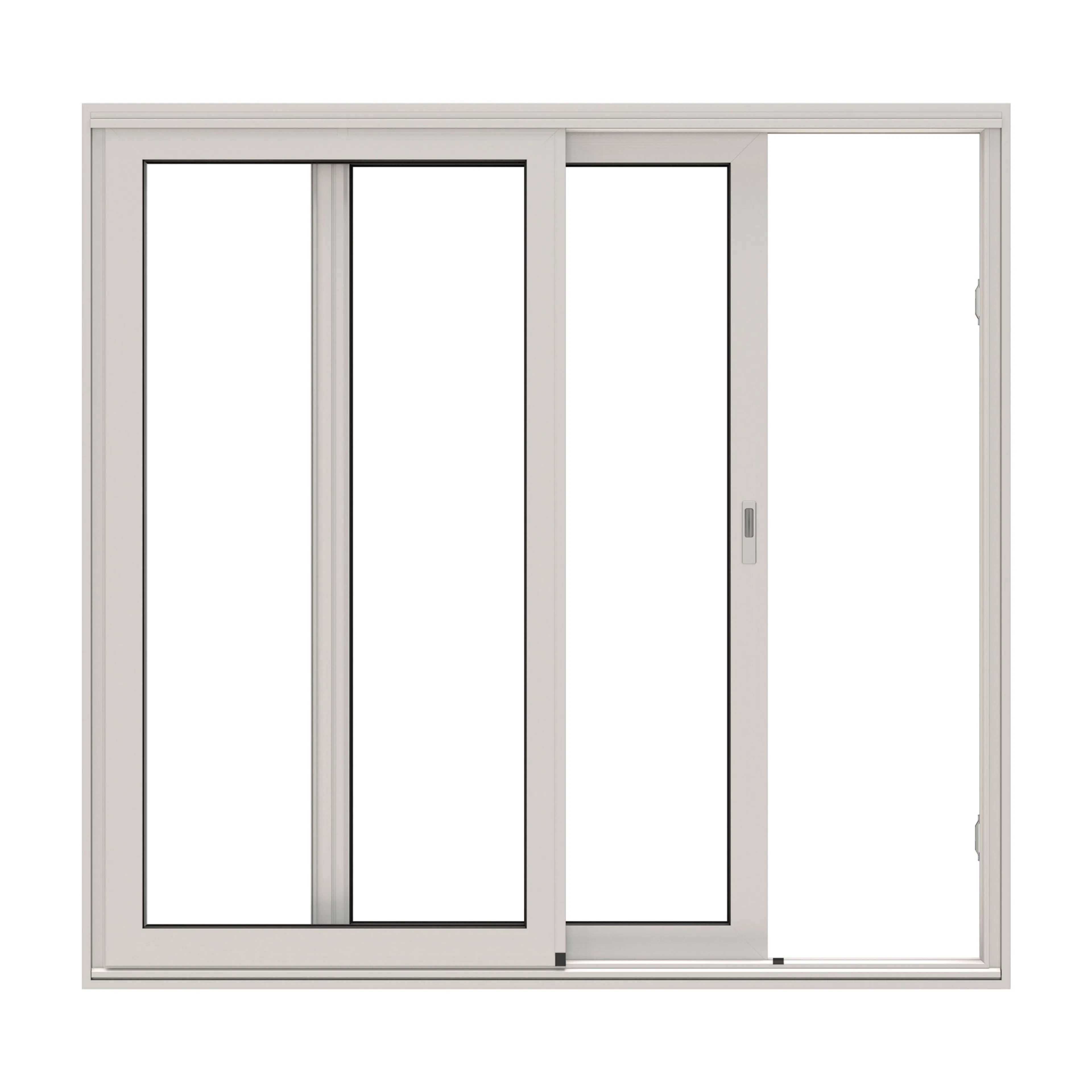 Skjutdörr NorDan HelAlu Aluminium 2-Delad Dubbelspår